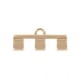 Cymbal ™ DQ metal ending Piperi III for Tila beads - Rose gold